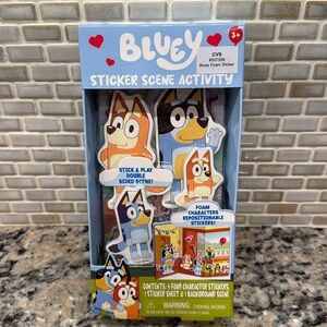 Bluey Foam Character Sticker Scene Actvity Set